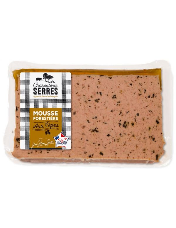 Mousse de foie de porc aux cèpes