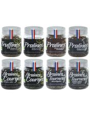 Graines alimentaires bio en assortiment d?couverte