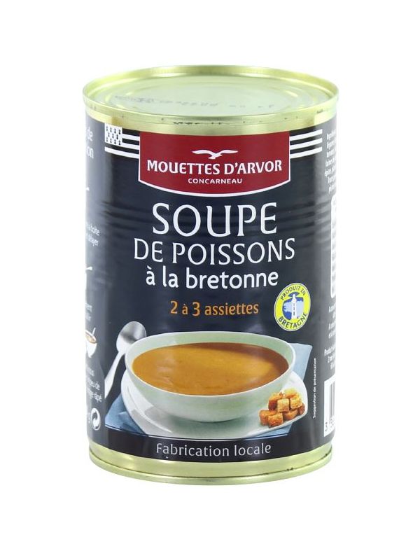 Soupe de poisson à la bretonne en conserve