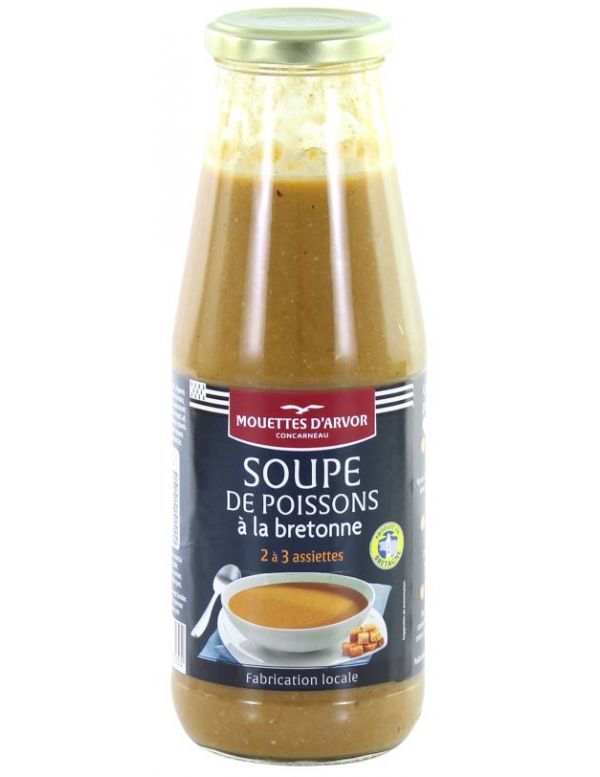 Soupe de poissons à la bretonne en conserve