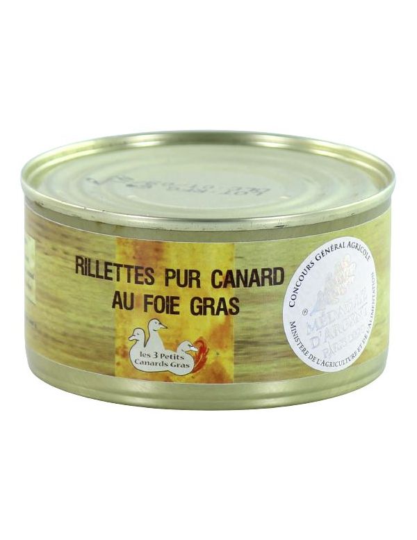 Rillettes de canard au foie gras