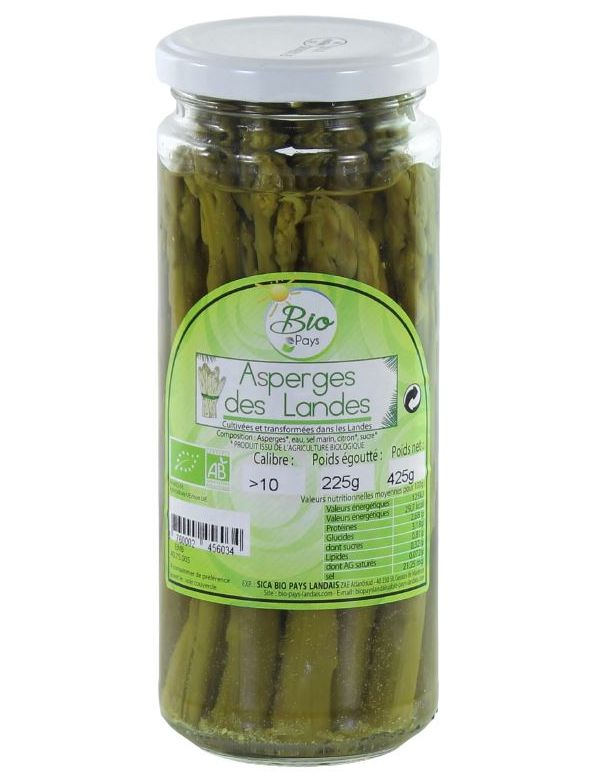 Asperges vertes des Landes Bio