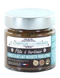 Pâte à tartiner Chocolat Lait Noisette Feuilletine