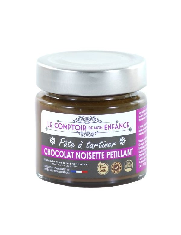 Pâte à tartiner Chocolat Noisette Pétillant - Le Comptoir