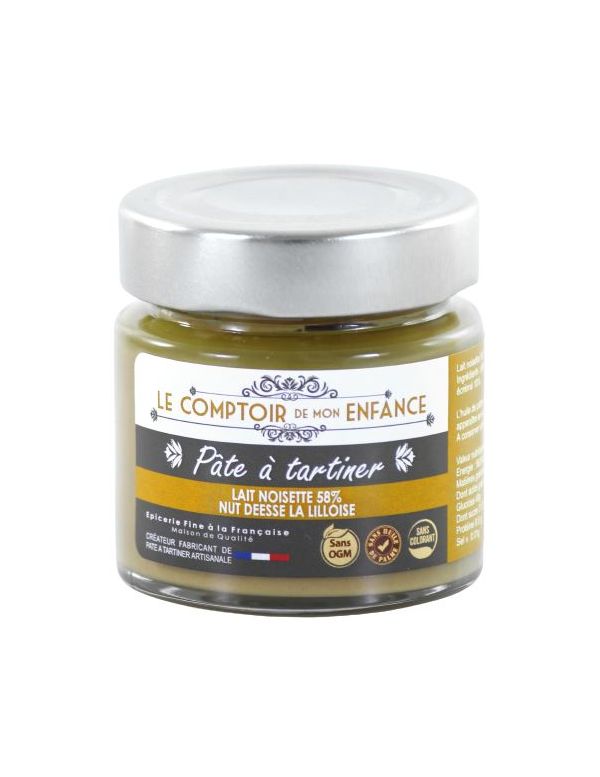 Pâte à tartiner lait Noisette 58%