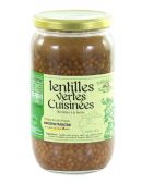lentilles vertes cuisinées