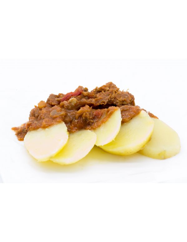 Axoa de veau cuisiné