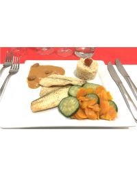 Filet de limande en sauce normande - Traiteur Viaule