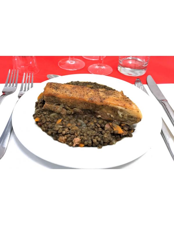 Coustelous Confit aux lentilles cuisinées - Direct Traiteur