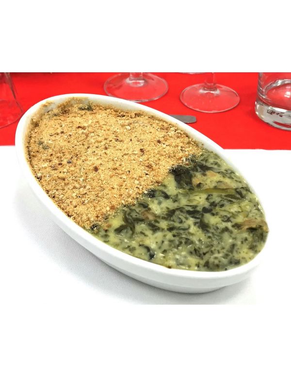Gratin d'épinard cuisiné à la crème - Plat cuisiné Direct Traiteur
