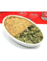 Gratin d'épinard cuisiné à la crème - Plat cuisiné Direct Traiteur