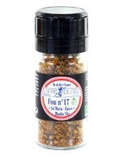 Sel Fou n?17 Piment : Moulin ? Sel aux ?pices Bio - Esprit du Sel