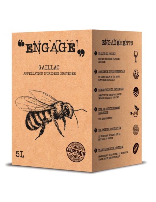 Cubi de 5 litres Vin Rouge de Gaillac