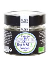 Fleur de sel Persillade Bio en pot - Esprit du Sel
