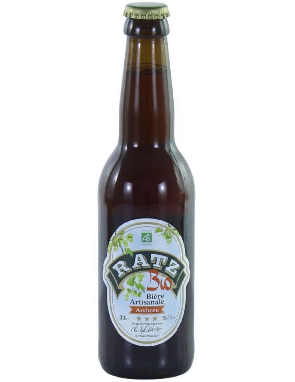 Bière ambrée bio 75 cl