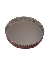 Tourti?re Cannel?e ? fond fixe 24 cm - Gobel