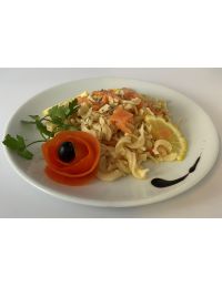 Salade de pâtes au saumon - Plat direct traiteur