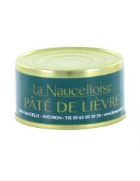 pâté de lièvre conserve 125 g la naucelloise jemangefrancais.com