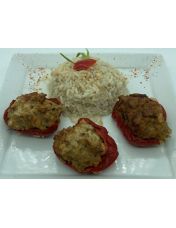 Poivron Farci accompagn? de Riz - Direct Traiteur