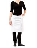 Tablier de cuisine demi-chef 100% coton - Deren