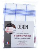 6 essuie-verres professionnels - Deren