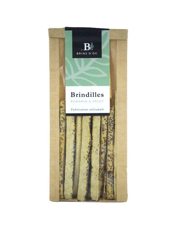 Biscuit Apéritif Romarin Pavot - Brins d'Oc