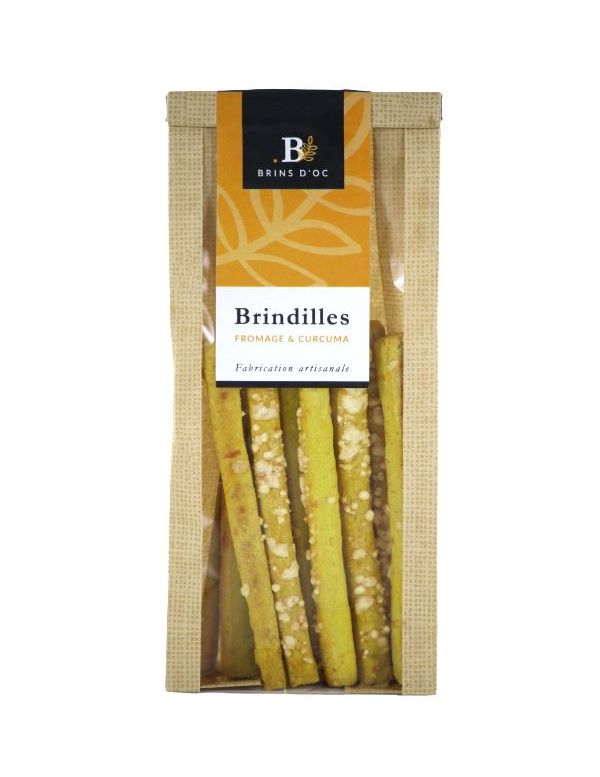 Biscuit apéritif fromage curcuma - Brins d'Oc