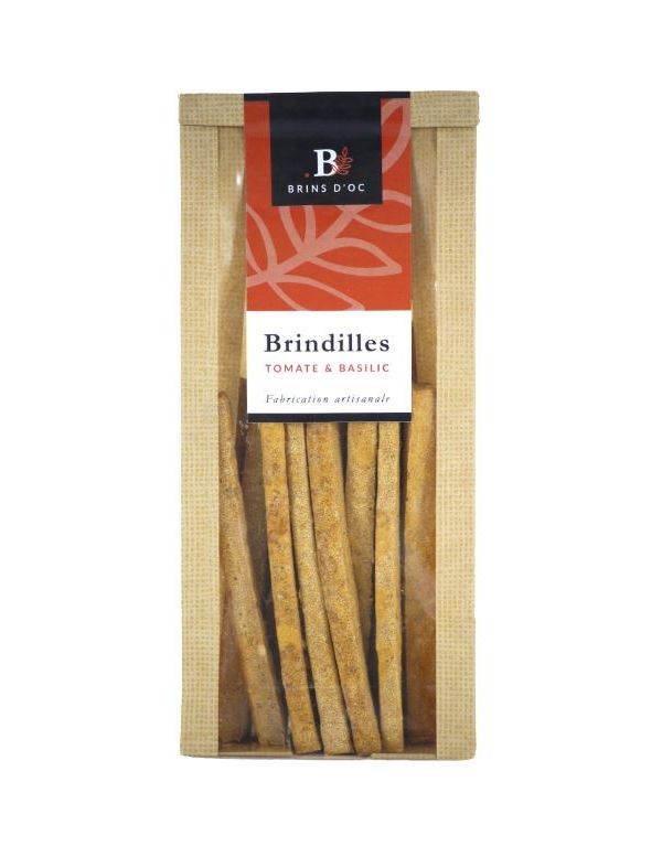 Biscuit apéritif Tomate Basilic - Brins d'Oc