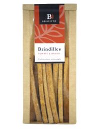 Biscuit apéritif Tomate Basilic - Brins d'Oc