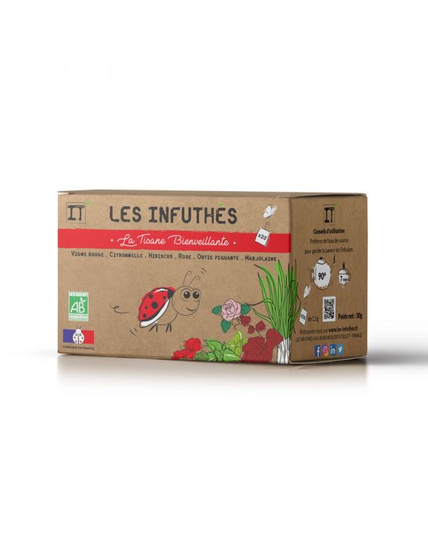 Tisane Bienveillante - Boîte de 20 sachets - Les Infuthés