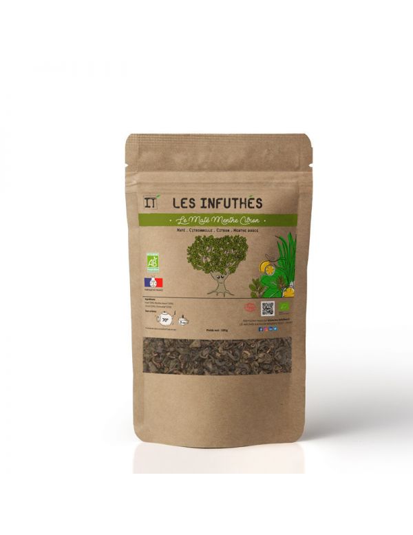 Maté Bio Menthe Citron en Vrac - Les Infuthés