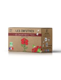 Carcadet Hibiscus Pomme Bio - Boîte de 20 Sachets - Les Infuthés