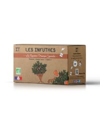 Rooibos Orange Cannelle Bio - Boîte de 20 Sachets - Les Infuthés