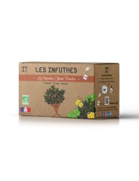 Rooibos Citron Basilic Bio - Boîte de 20 Sachets - Les Infuthés