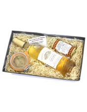 Bannette garnie Foie Gras Entier IGP + Vin Blanc IGP