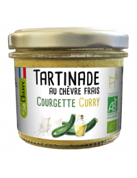 Tartinade au Chèvre frais Courgette Curry - Amaltup
