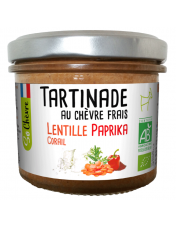 Tartinade Ch?vre frais Lentille corail et Paprika - Amaltup