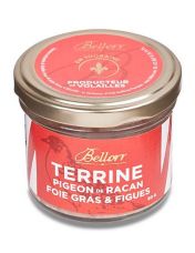Terrine Pigeon au foie gras et figue - Bellorr