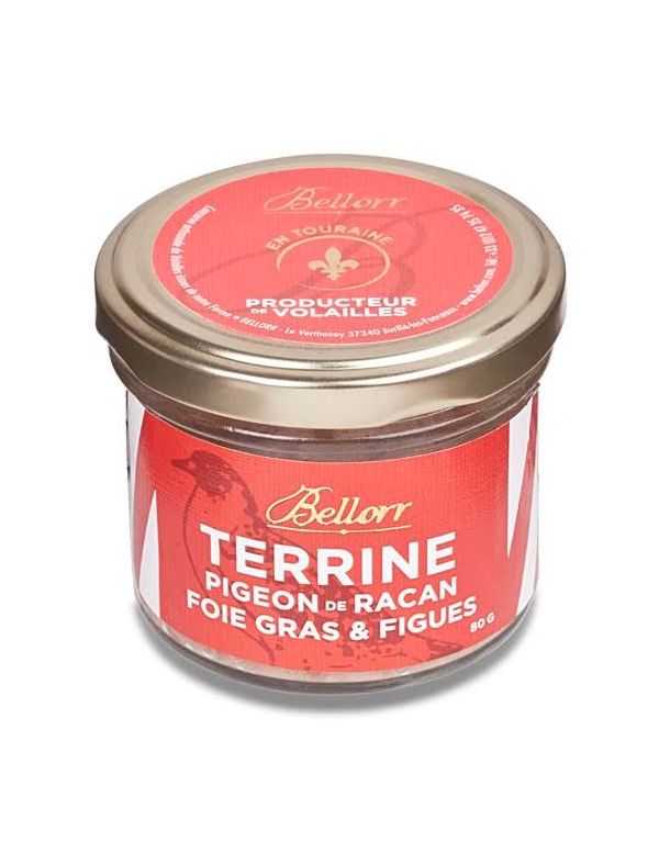 Terrine de Pigeon au foie gras et à la figue - Bellorr
