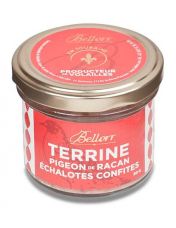 Terrine Pigeon de Racan ?chalotes confites - Bellorr