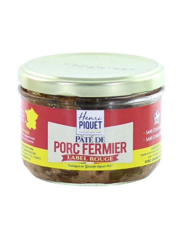 Pâté de Porc fermier Label Rouge - Henri Piquet