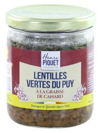 Lentilles Vertes du Puy à la graisse de canard - Henri Piquet