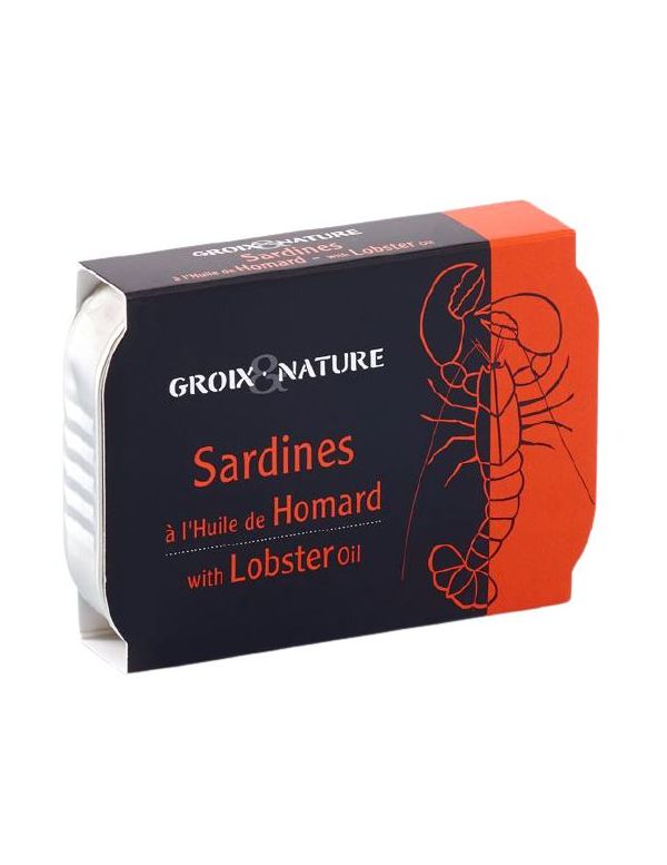 Sardines à l'huile de homard - Groix & Nature