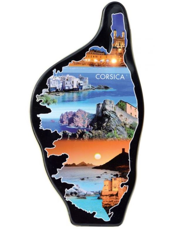 Canistrelli Corse aux Amandes en Boîte Métallique Île de Beauté - Biscuiterie Afa