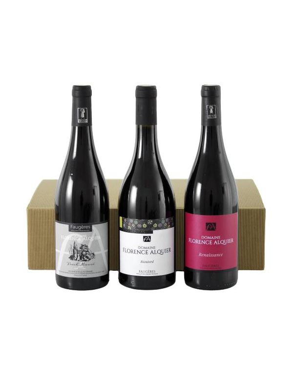 Coffret Découverte 3 Vins Rouge AOP Faugères