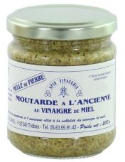 Moutarde ? l'Ancienne au Vinaigre de Miel - Apis Vinaegria