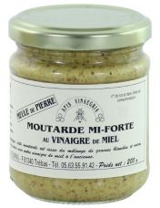 Moutarde Mi-forte au Vinaigre de Miel - Apis Vinaegria