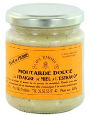 Moutarde Douce au Vinaigre de Miel et ? l'Estragon - Apis Vinaegria