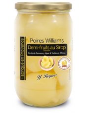 Demi-poires Williams au sirop 720 ml - Yves Reynier