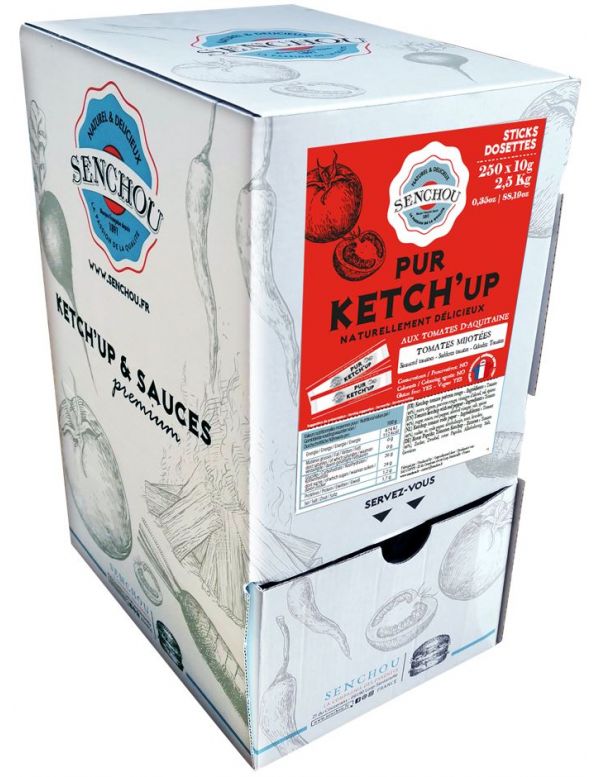 Distributeur de stick Ketchup 100 % naturel